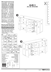 FMD//furniture ALBI 3 4012-003 Montageanleitung