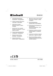 EINHELL CE-JS 8/1 Originalbetriebsanleitung