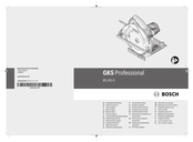Bosch GKS 85 G Professional Originalbetriebsanleitung