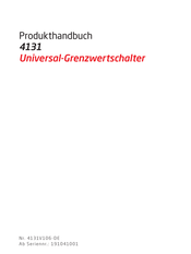PR electronics 4131 Produkthandbuch