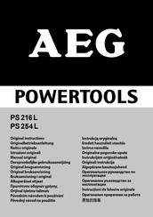 AEG PS 216 L Originalbetriebsanleitung