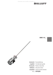 Balluff BMD 1H Serie Kurzanleitung