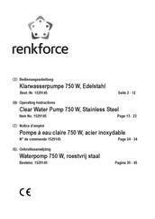 Renkforce 1529145 Bedienungsanleitung
