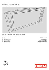 Franke GALAXY PLUS INOX - FGPL 1000 Bedienungsanleitung