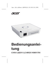 Acer LC-WV21 Bedienungsanleitung