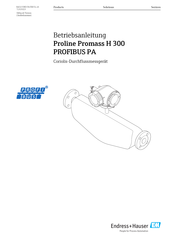 Endress+Hauser Proline Promass H 300 PROFIBUS PA Betriebsanleitung