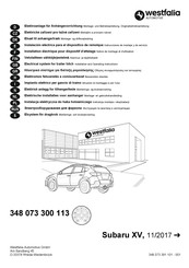 Westfalia Automotive 348 073 300 113 Montage- Und Betriebsanleitung