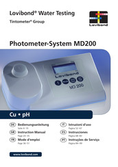 Tintometer Lovibond MD200 Bedienungsanleitung