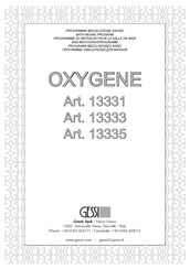 Gessi OXYGENE 13331 Montageanleitung