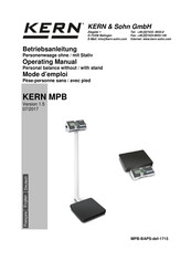 KERN MPB300K100/P Betriebsanleitung