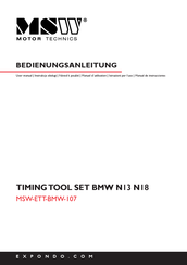 MSW Motor Technics MSW-ETT-BMW-107 Bedienungsanleitung