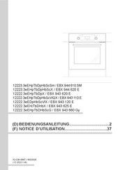 Amica EBX 943 110 E Bedienungsanleitung