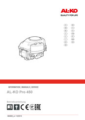 Al-Ko Pro 450 Betriebsanleitung
