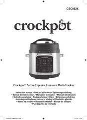 Crock-Pot CSC062X Bedienungsanleitung