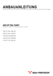 SW-Motech ADV.07.556.76001 Anbauanleitung