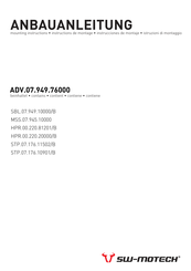 SW-Motech ADV.07.949.76000 Anbauanleitung