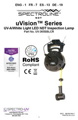 Spectroline uVision Serie Bedienungsanleitung