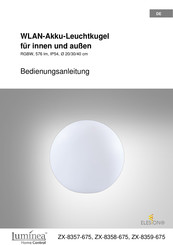 Luminea Home Control ELESION ZX-8358-675 Bedienungsanleitung