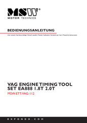 MSW Motor Technics MSW-ETT-VAG-112 Bedienungsanleitung