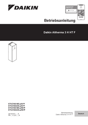 Daikin Altherma 3 H HT F ETVZ16S18E9W Serie Betriebsanleitung