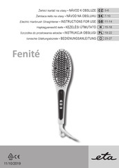 eta Fenité Bedienungsanleitung