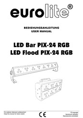 EuroLite LED Fluter PIX-24 RGB Bedienungsanleitung