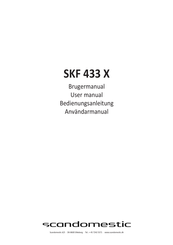 Scandomestic SKF 433 X Bedienungsanleitung