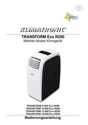 Suntec Wellness KLIMATRONIC TRANSFORM 14.000 Eco R290 Bedienungsanleitung