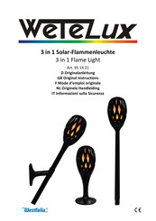 Westfalia Wetelux 95 14 21 Originalanleitung