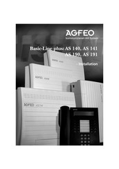 AGFEO Basic-Line plusAS 191 Installationsanleitung
