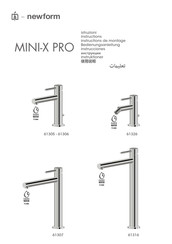 Newform MINI-X PRO 61306 Bedienungsanleitung