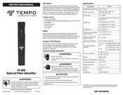 Tempo Communications FI-100 Bedienungsanleitung