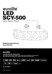 EuroLite LED SCY-500 Bedienungsanleitung