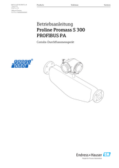 Endress+Hauser Proline Promass S 300 Betriebsanleitung