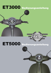 E.F.O ET5000 Bedienungsanleitung