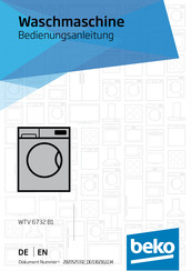 Beko WTV 6732 B1 Bedienungsanleitung