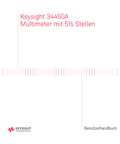 Keysight 34450A Benutzerhandbuch
