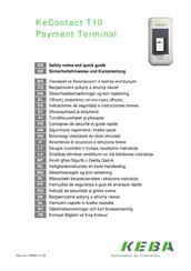Keba KeContact T10 Sicherheitshinweise Und Kurzanleitung