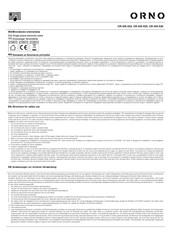 Orno OR-WE-524 Bedienungsanleitung