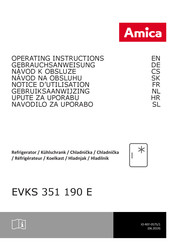 Amica EVKS 351 190 E Gebrauchsanweisung