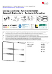 Rauch MZ127 A9P74.4212 Montageanleitung