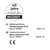 VOLTCRAFT 2399956 Bedienungsanleitung