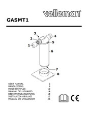 Velleman GASMT1 Bedienungsanleitung