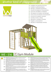 wendi toys Gym Module Montage- Und Bedienungsanleitung