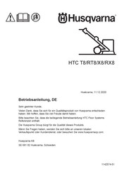 Husqvarna HTC RT8 Betriebsanleitung