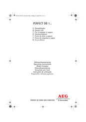 Aeg Electrolux PERFECT DB 1 Serie Gebrauchsanweisung