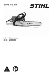 Stihl MS 261 Gebrauchsanleitung