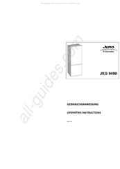 Electrolux JUNO JKG9498 Gebrauchsanweisung