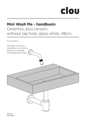 Clou Mini Wash Me CL/03.03231 Montageanweisungen