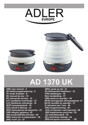 Adler europe AD 1370 UK Bedienungsanweisung